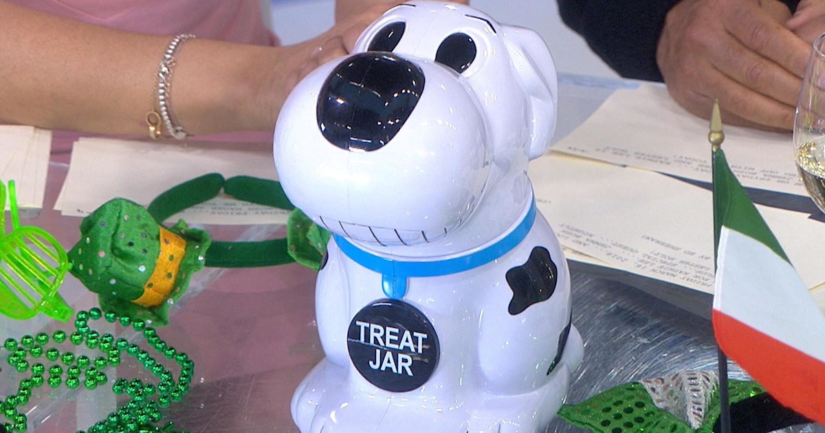 ♬動作確認済 SINGING TREAT JAR 歌う犬 海外ユーモア雑貨／廃盤 hq720