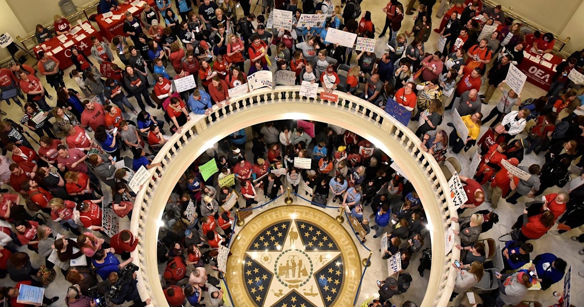 Schools in Oklahoma still closed amid nationwide teacher protests