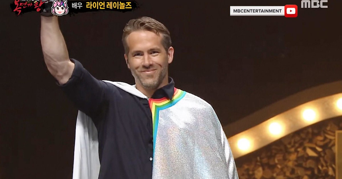 Ryan Reynolds Makes Surprise Appearance On Korean Singing Show