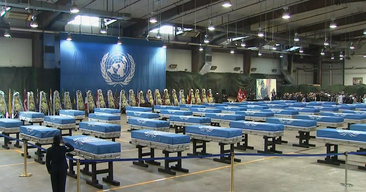 Remains of service members from Korean War return to US