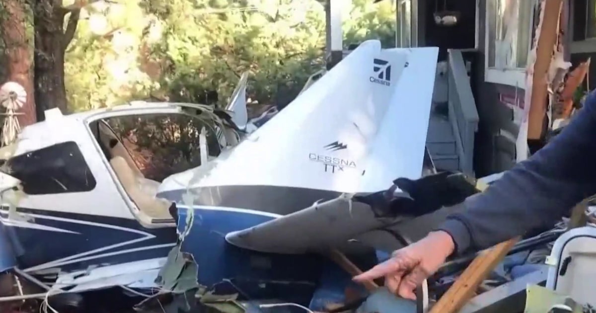 Arizona man survives after plane crashes into his home