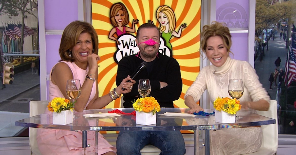 Ricky Gervais crashes KLG and Hoda’s chat!
