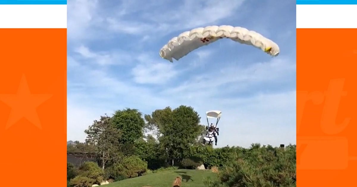 Sean 'Diddy' Combs goes skydiving for his birthday