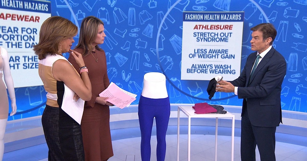Dr. Oz lists clothing items that could be harming your health