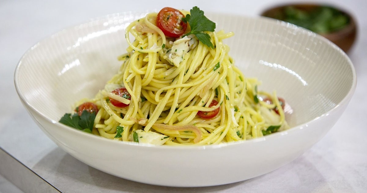 Easy pasta recipe Make Reed Alexander’s linguine with crab