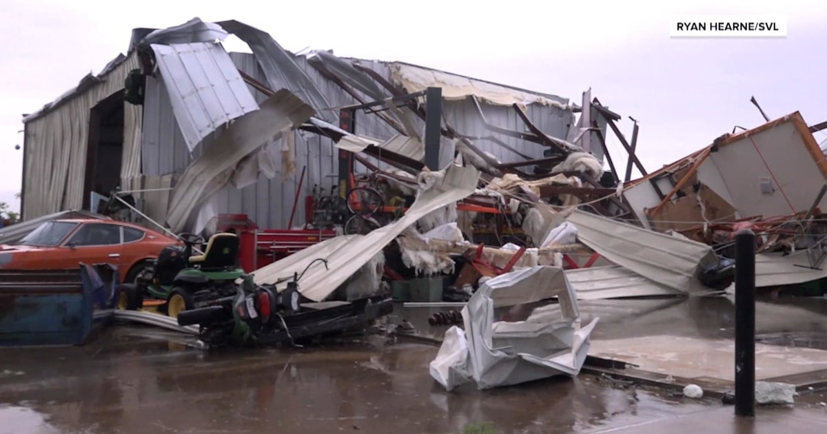 Tornadoes, severe storms rip across the South