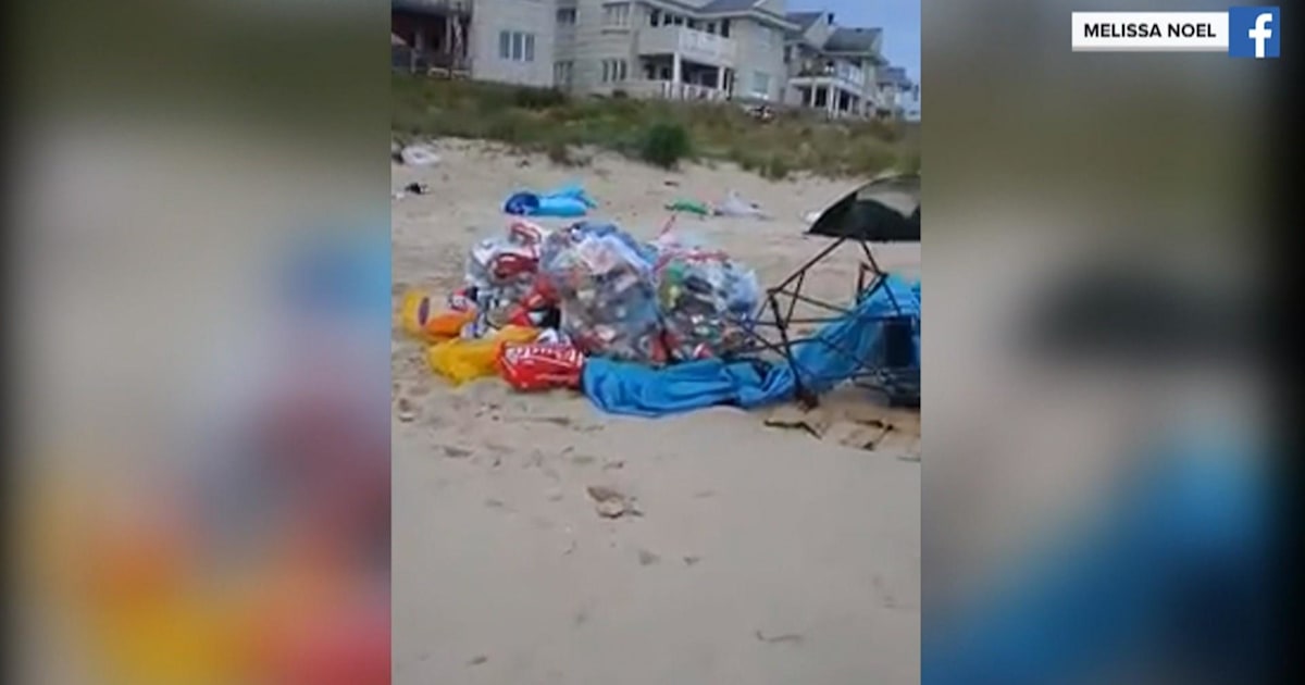 10 tons of trash left on Virginia Beach after Memorial Day event