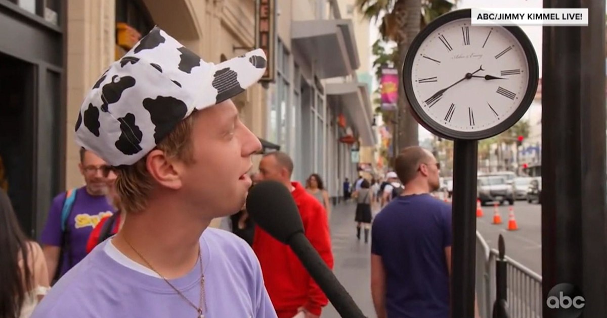 Can young people read analog clocks? Jimmy Kimmel put them to the test