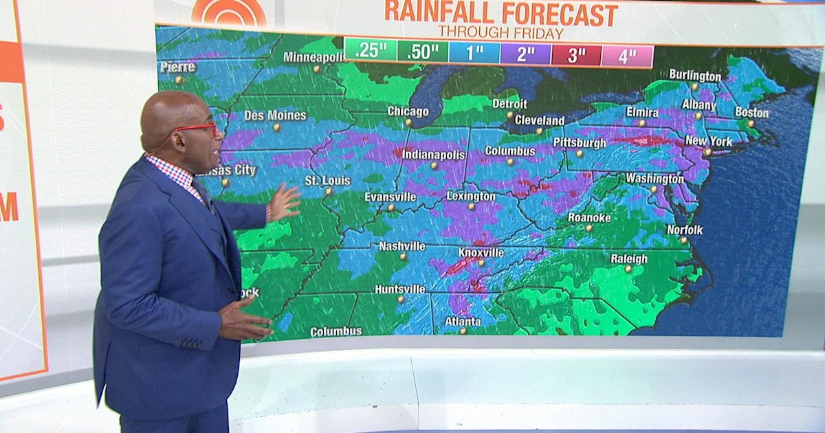 Millions in path of severe storms rolling east