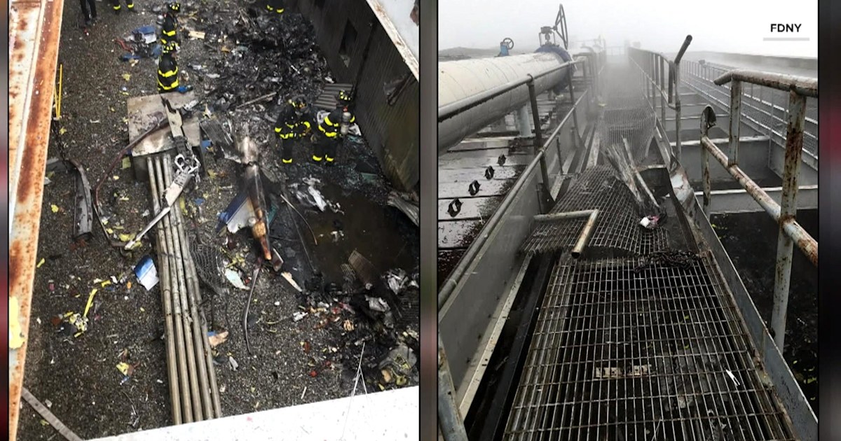 Helicopter crash on top of NYC building kills pilot