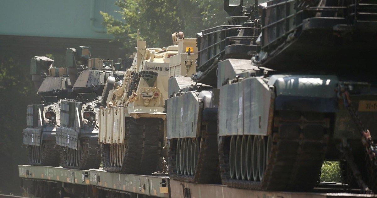 Tanks arrive in DC for Trump’s July 4th celebration