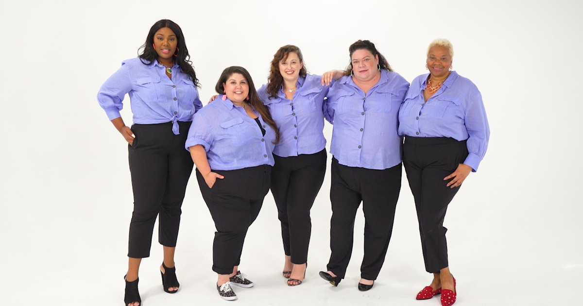 Button up plus size shirts Clearance