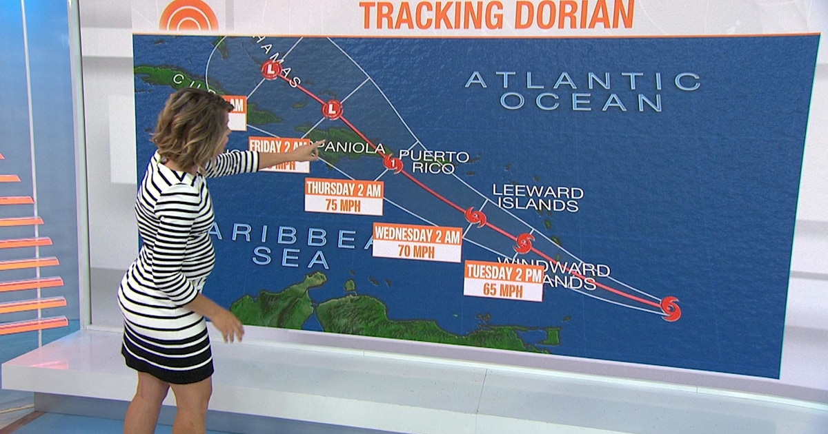 Tropical Storm Dorian expected to strengthen to hurricane