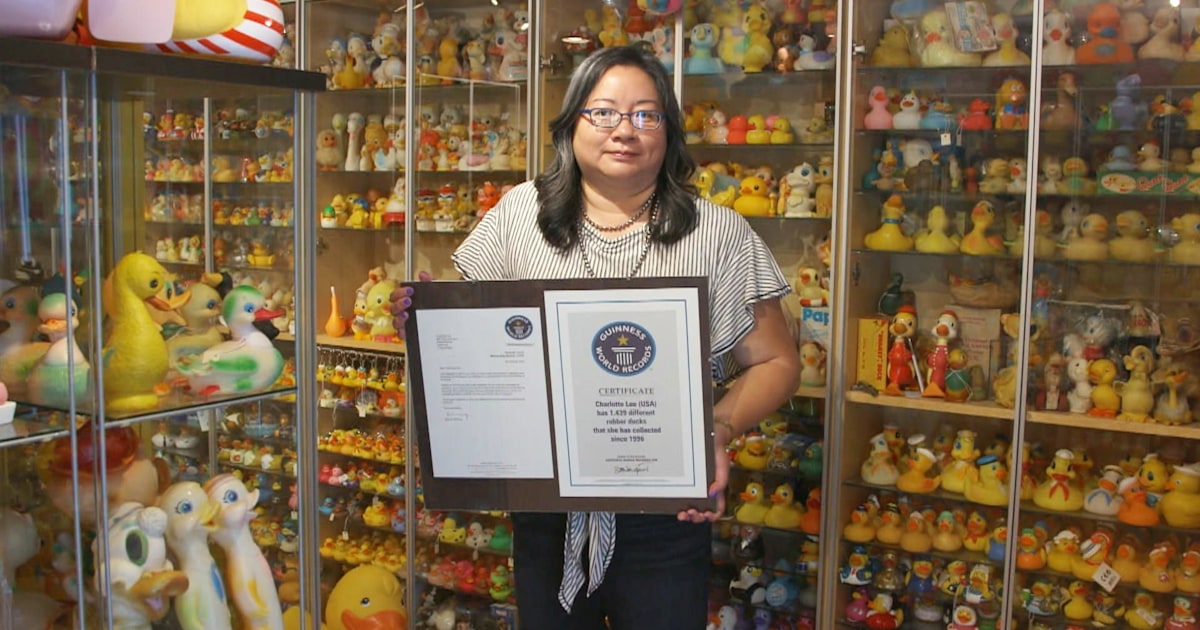 Meet the woman with the world’s largest rubber duck collection