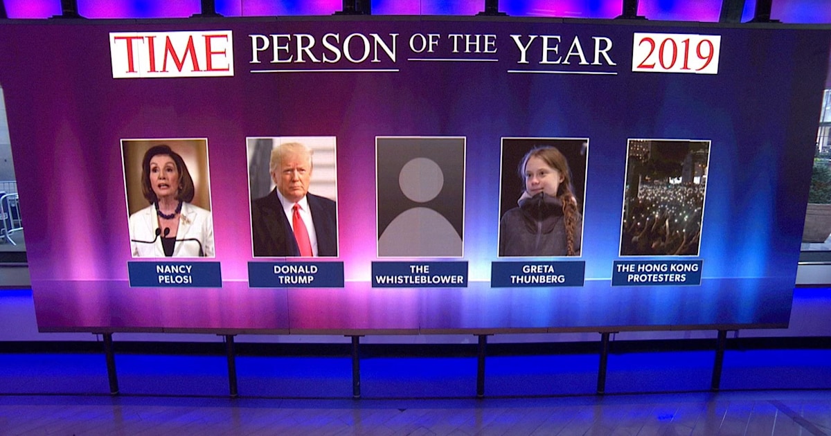 Final 5 candidates for TIME Person of the Year revealed on TODAY