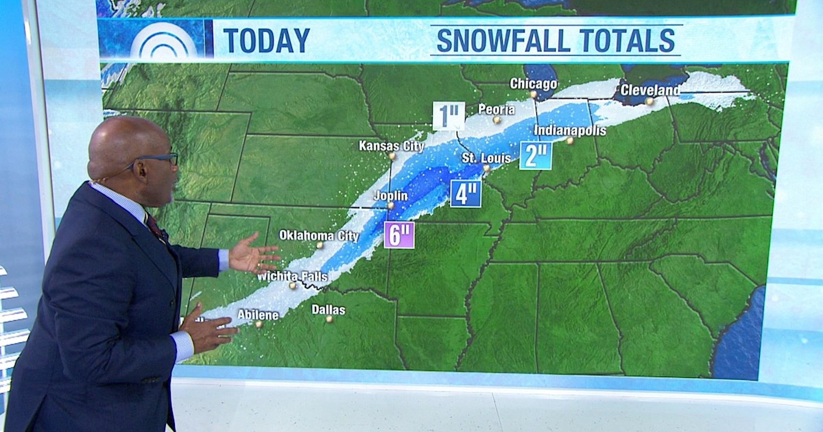 Winter storm brings snow, sleet and rain across the country