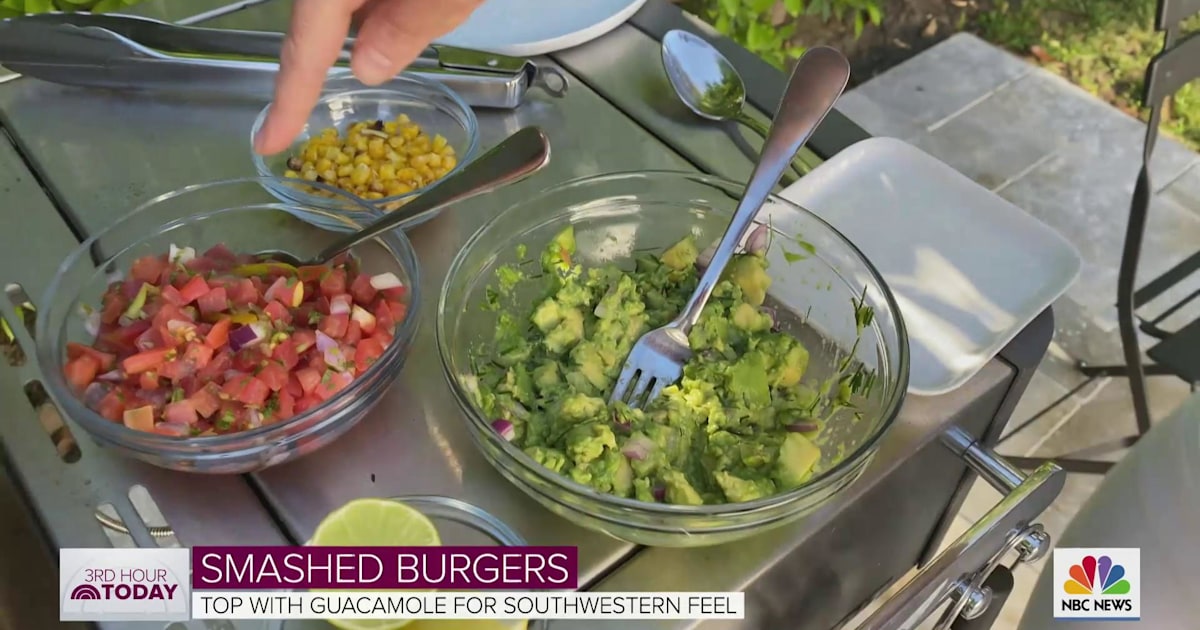 Make smashed burgers for Memorial Day Chef Gaby Dalkin shows how