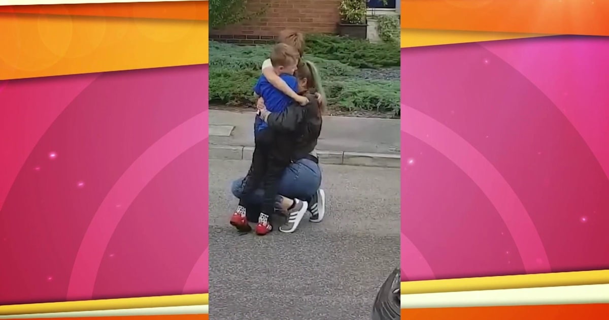 this little boy reunite with his mom after 99 days apart during pandemic