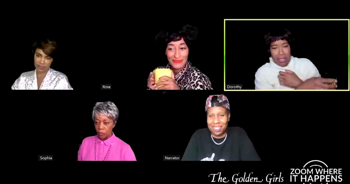 Tracee Ellis Ross and more re create Golden Girls episode on Zoom