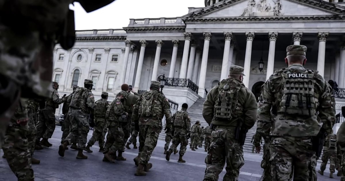 12 National Guard members removed from inauguration detail