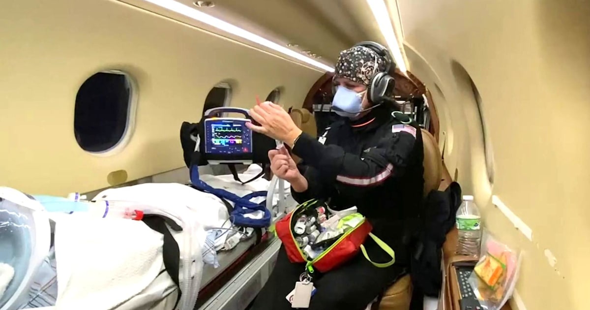 COVID-19 air rescue crews help hard-hit rural communities