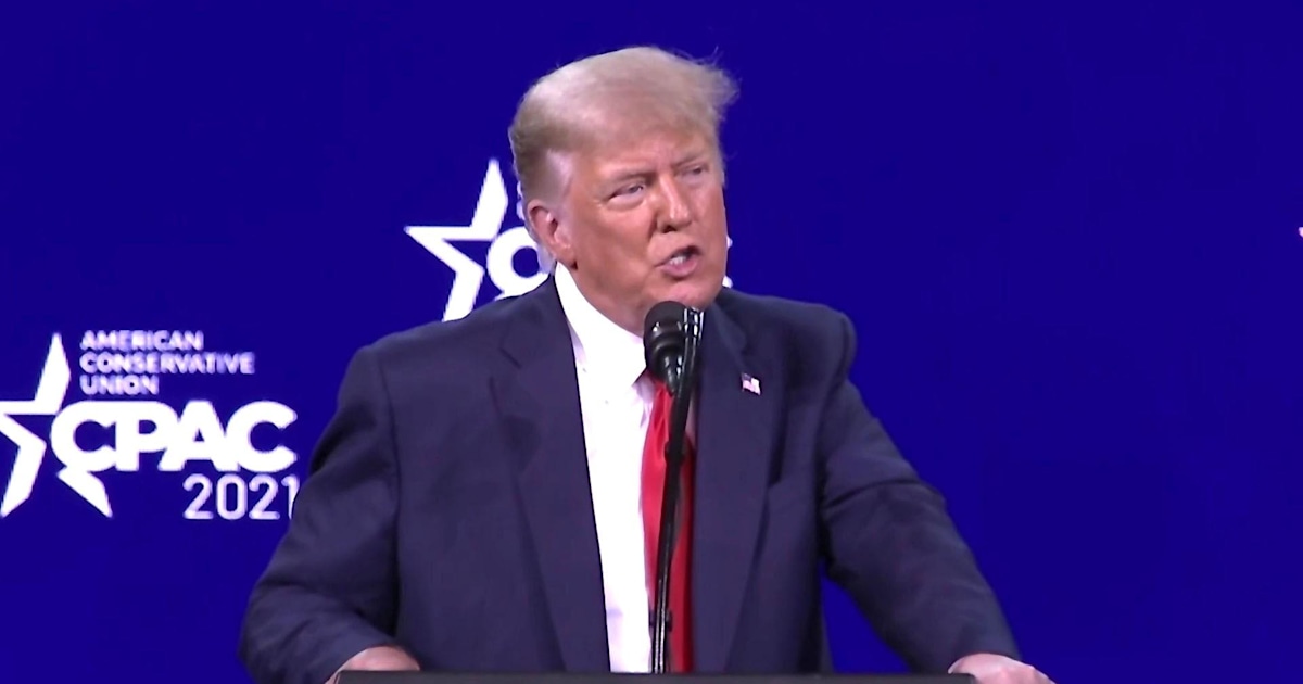 Trump speaks at CPAC, hints he may run in 2024