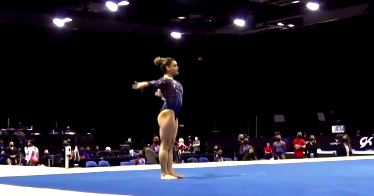 Gymnast Laurie Hernandez rocks Captain Marvel leotard