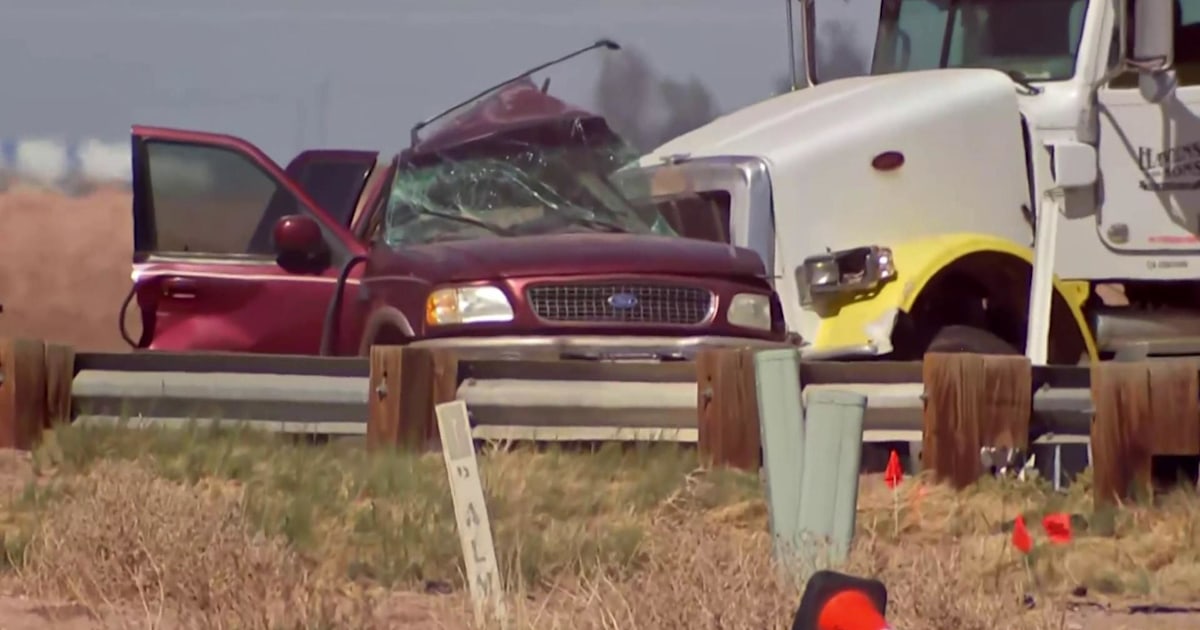 Truck slams into SUV carrying 25 people, killing at least 13