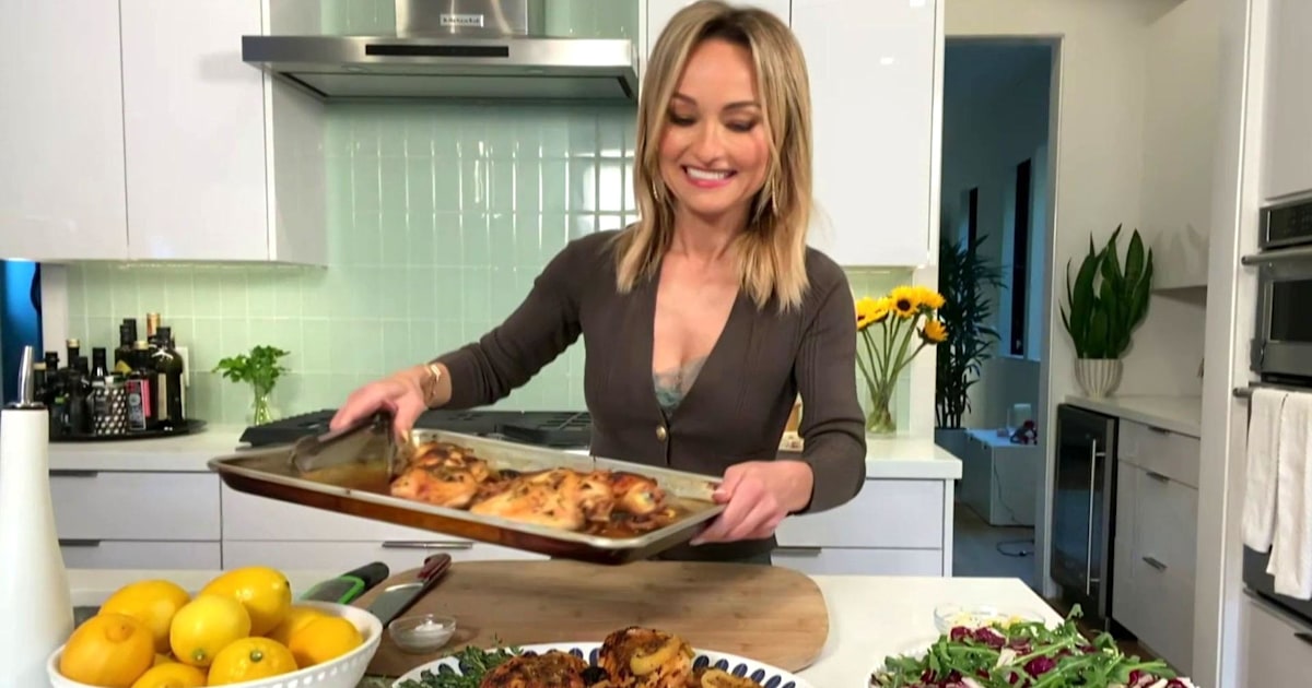 Giada De Laurentiis makes lemon chicken