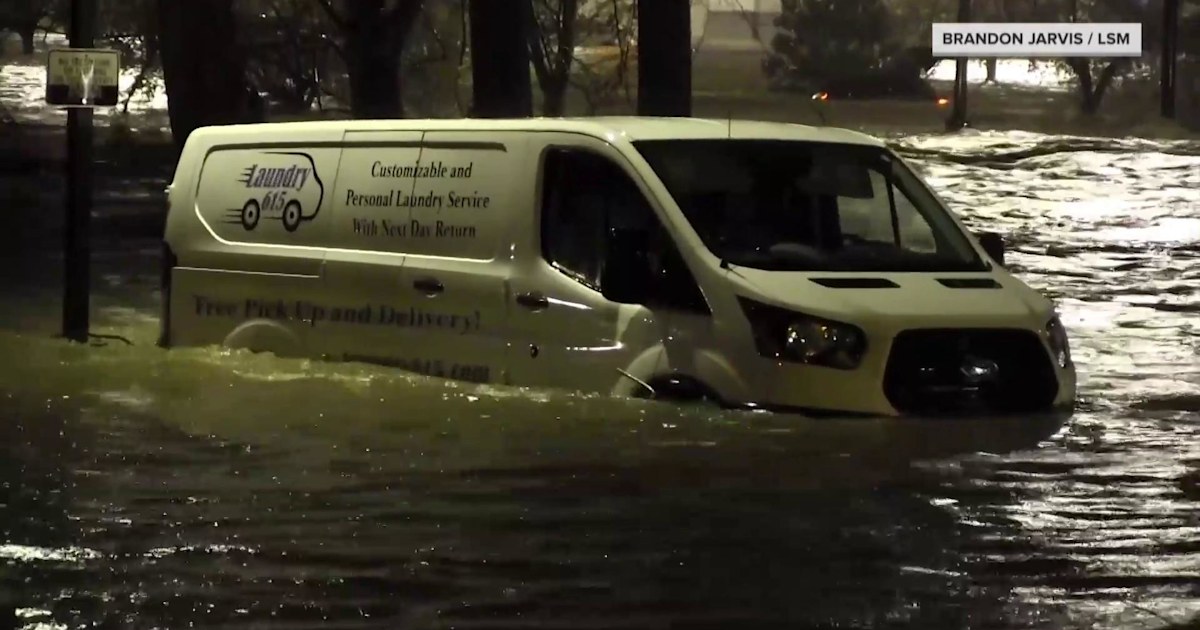Flash flooding hits Tennessee amid severe weather in the South