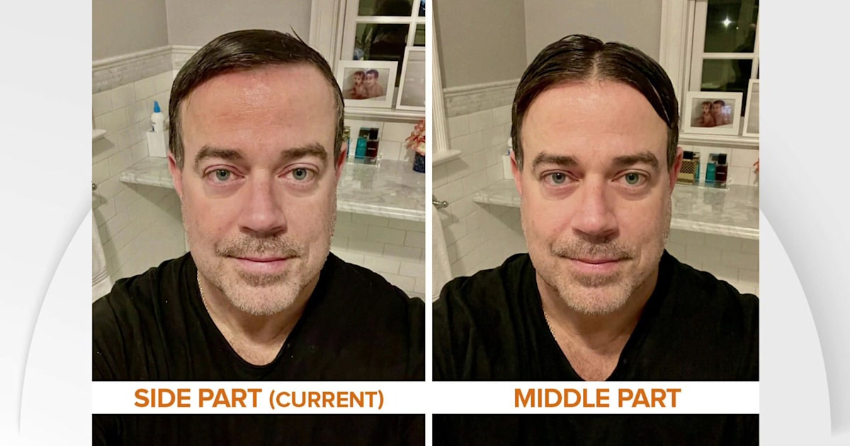 Side part vs. middle part The debate tearing the apart