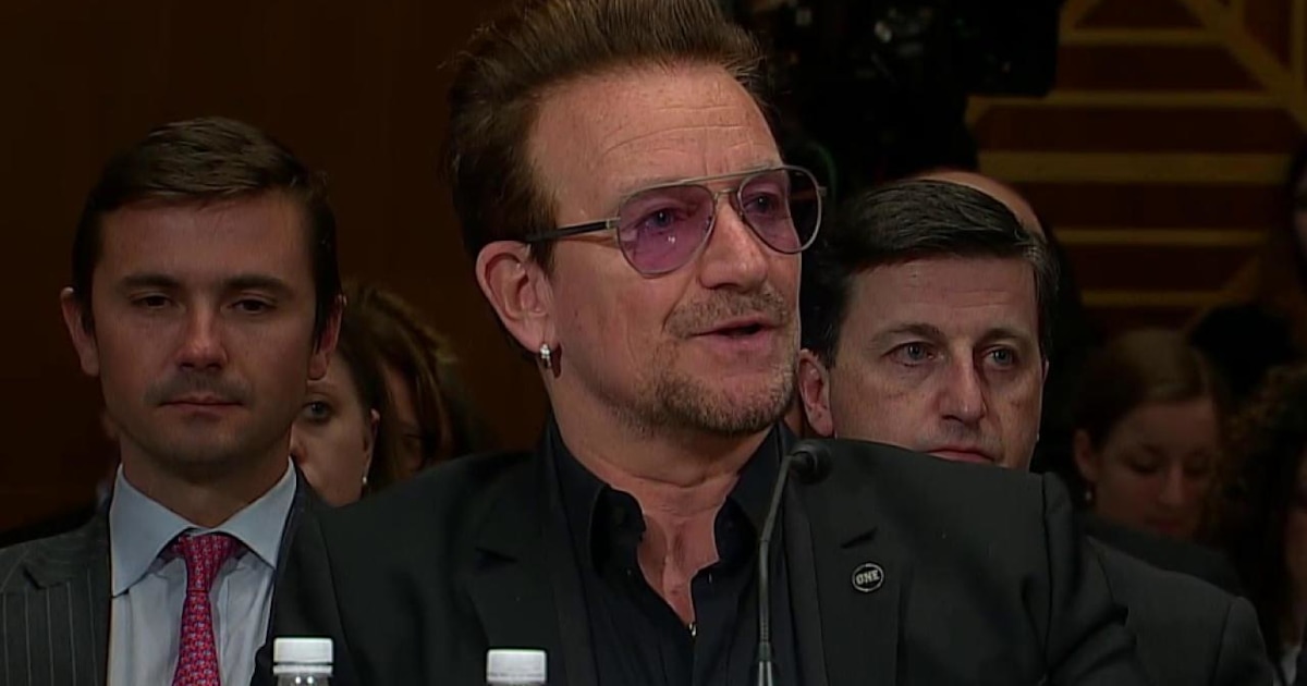 Bono tells Senate to fight ISIS with comedy, Amy Schumer reacts