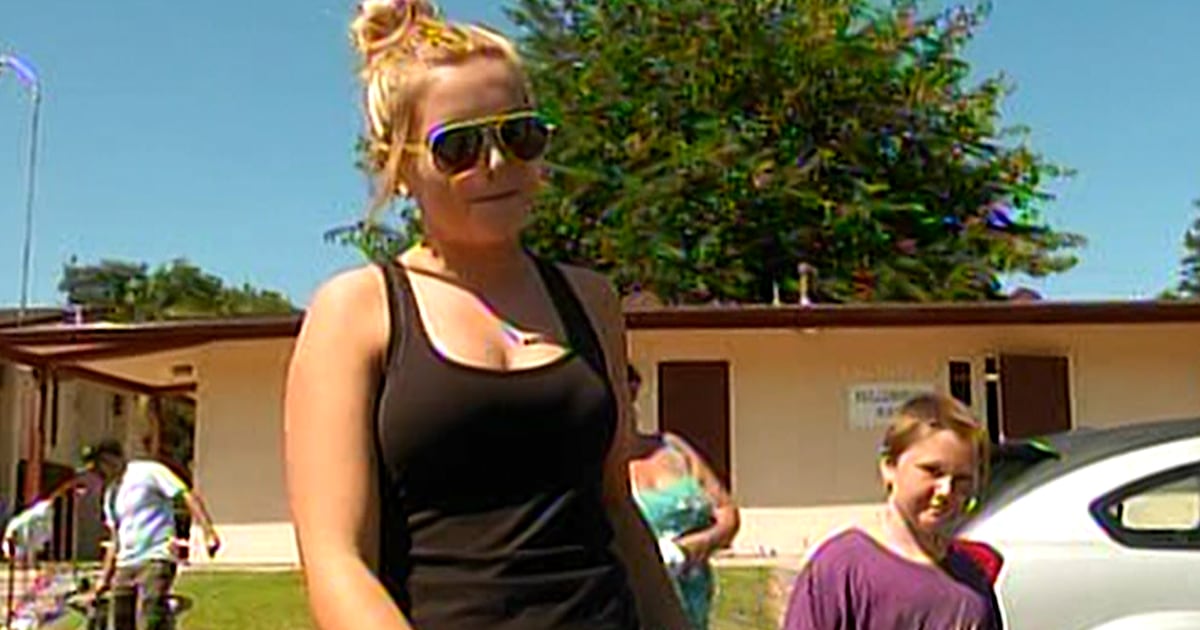 Raw video: Hannah Anderson appears at car wash