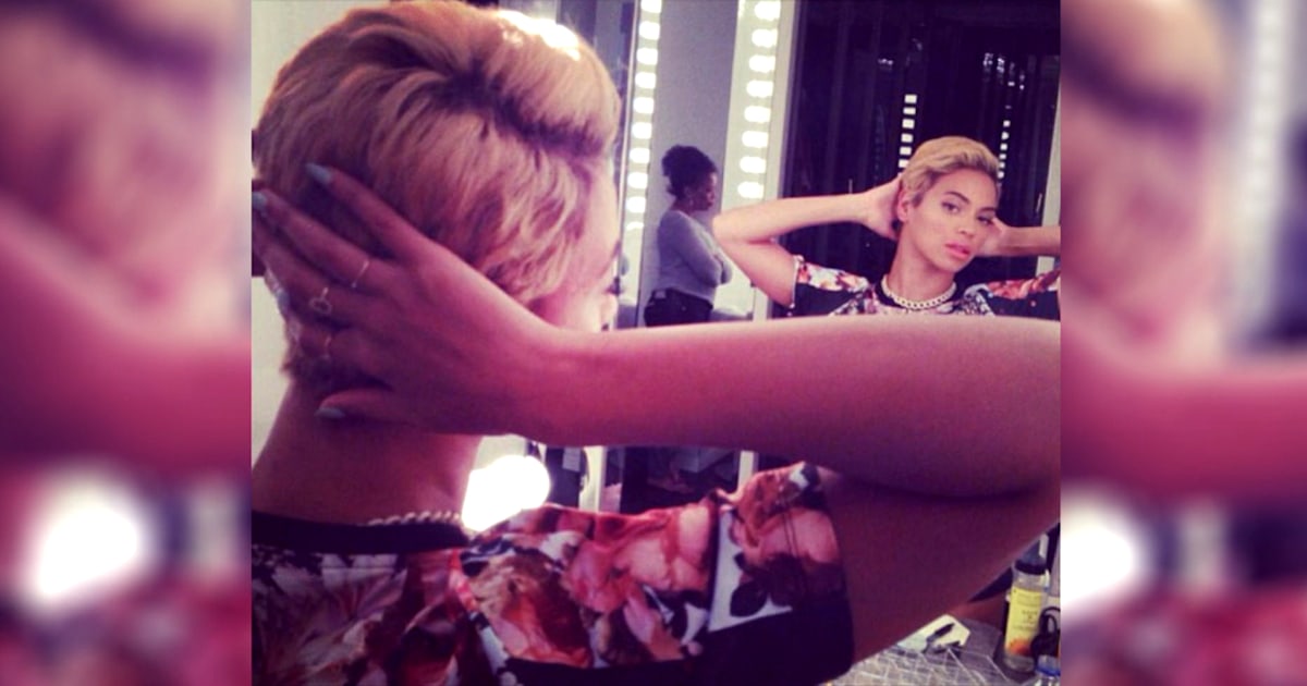 What inspired Beyonce’s new pixie do?
