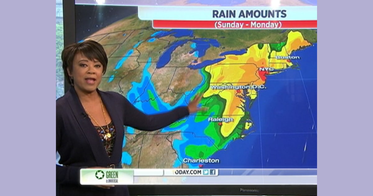 Major storm heading up East Coast