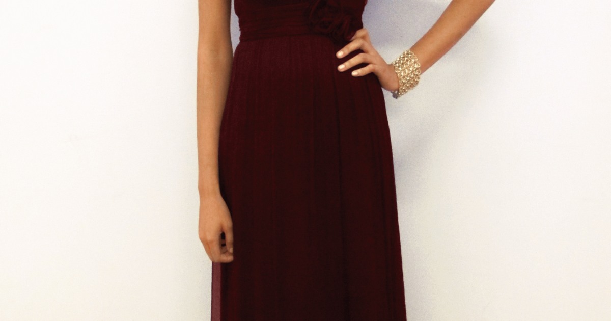 vanilla bridesmaid dresses Andria maxi dress in yellow
