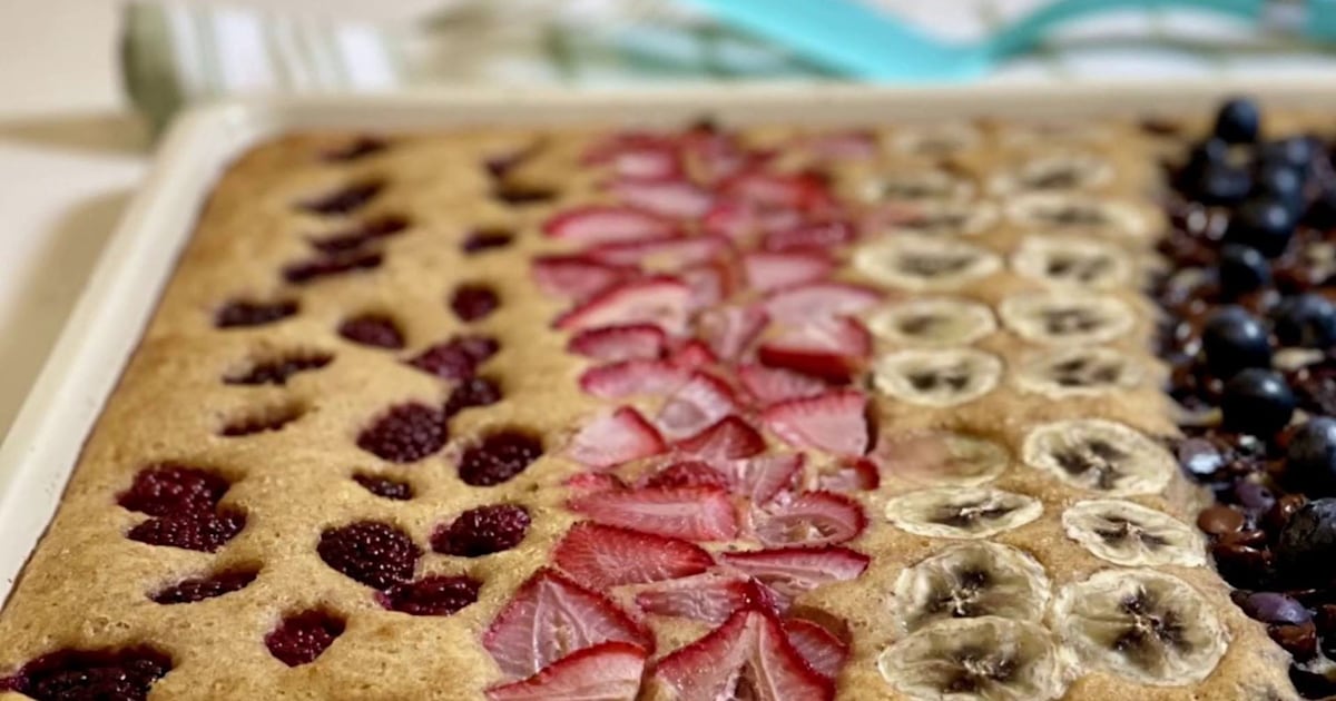 Sheetpan pancakes recipe by Joy Bauer