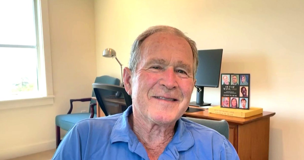 Hoda and Jenna video chat with George W. Bush on his 75th birthday