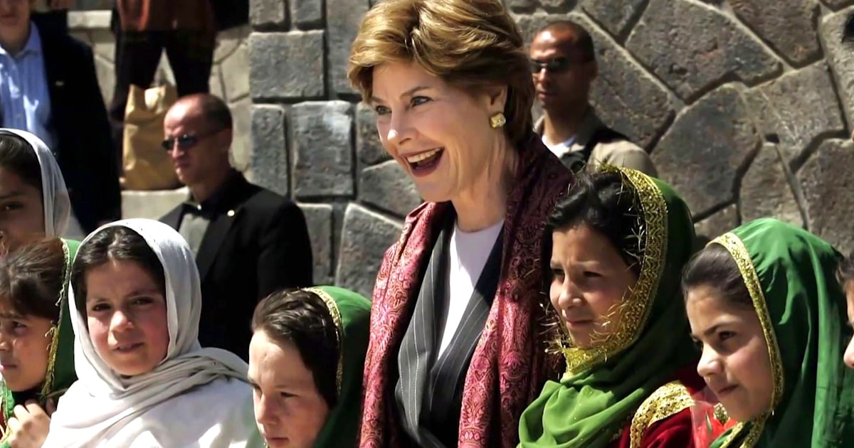 Jenna Bush Hager and Laura Bush talk about rights of Afghan girls and women