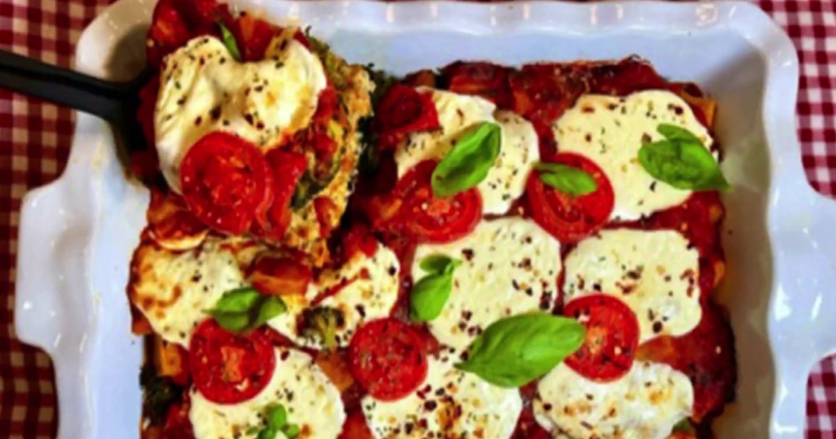 Try Joy Bauer’s veggie pizza casserole