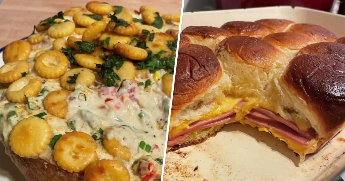 Katie Lee makes clam chowder dip, baked bologna sliders