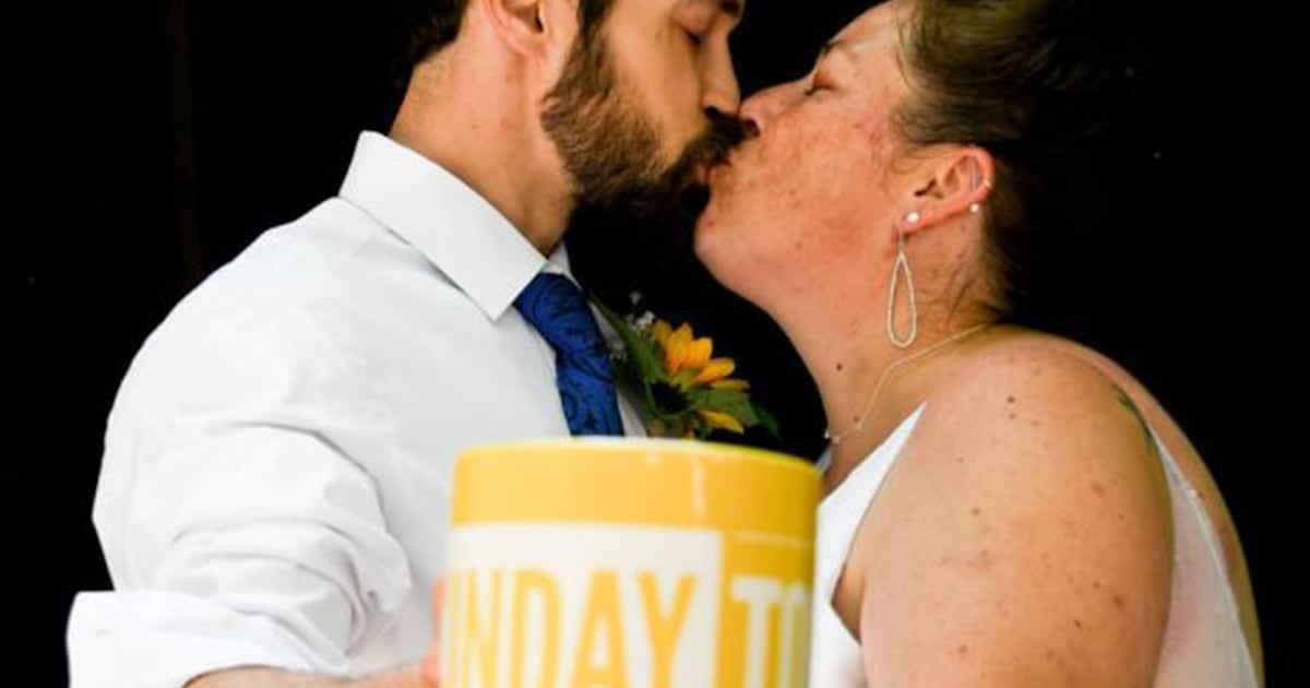 Newlyweds celebrate marriage with Sunday TODAY mug shots