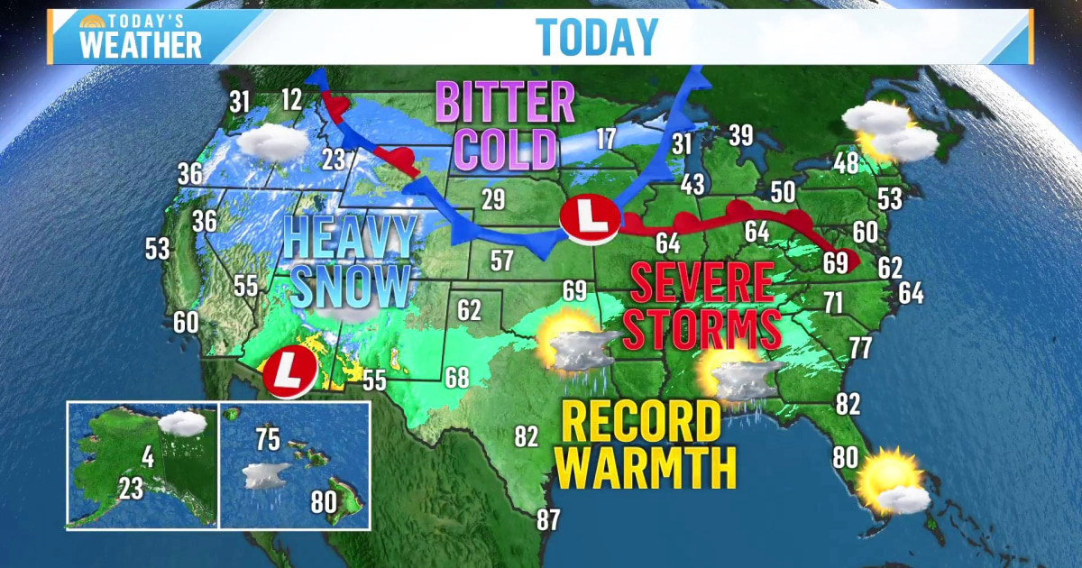 New Year’s Eve forecast: Severe storms possible across Southern Plains