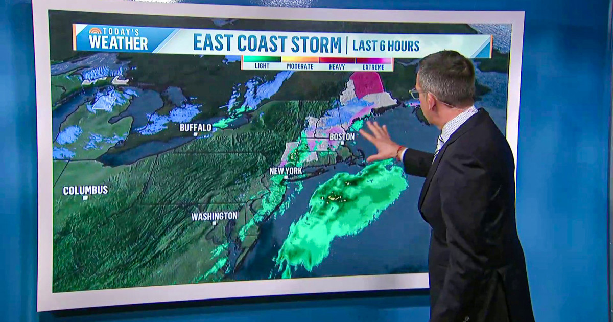 Northern New England could see up to 8 inches of snow