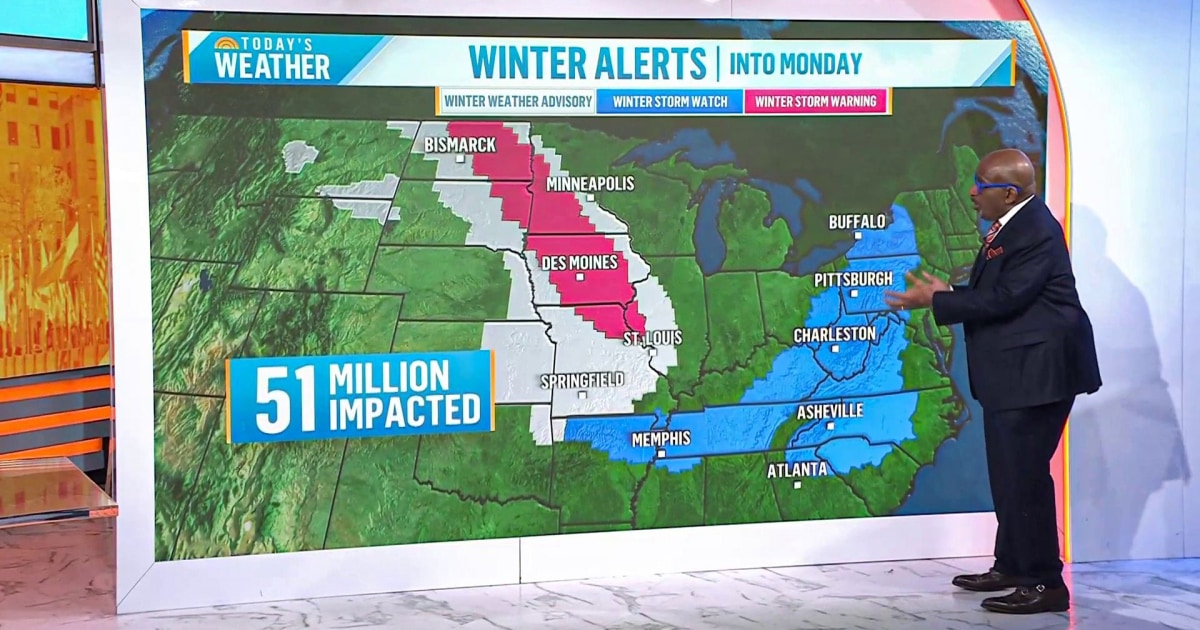 Major winter storm moves across the US