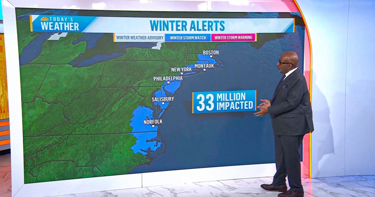 33 million people under winter storm watches this weekend