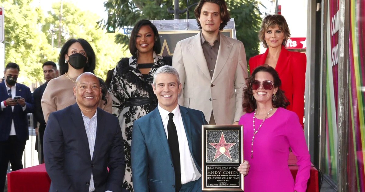 Andy Cohen celebrates getting star on Hollywood Walk of Fame