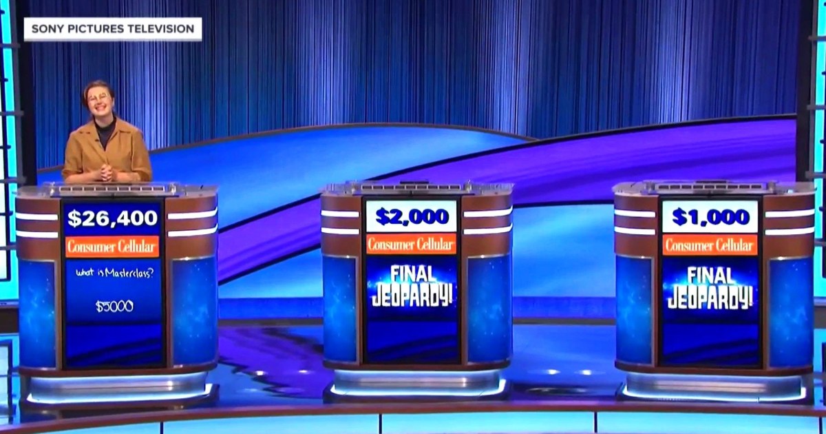 Contestant Mattea Roach goes solo in Final Jeopardy! round