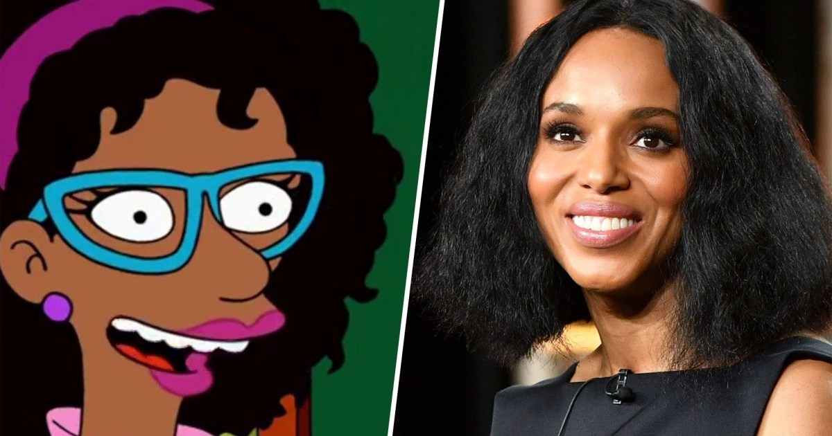 Kerry Washington makes ‘Simpsons’ debut as Bart’s new teacher