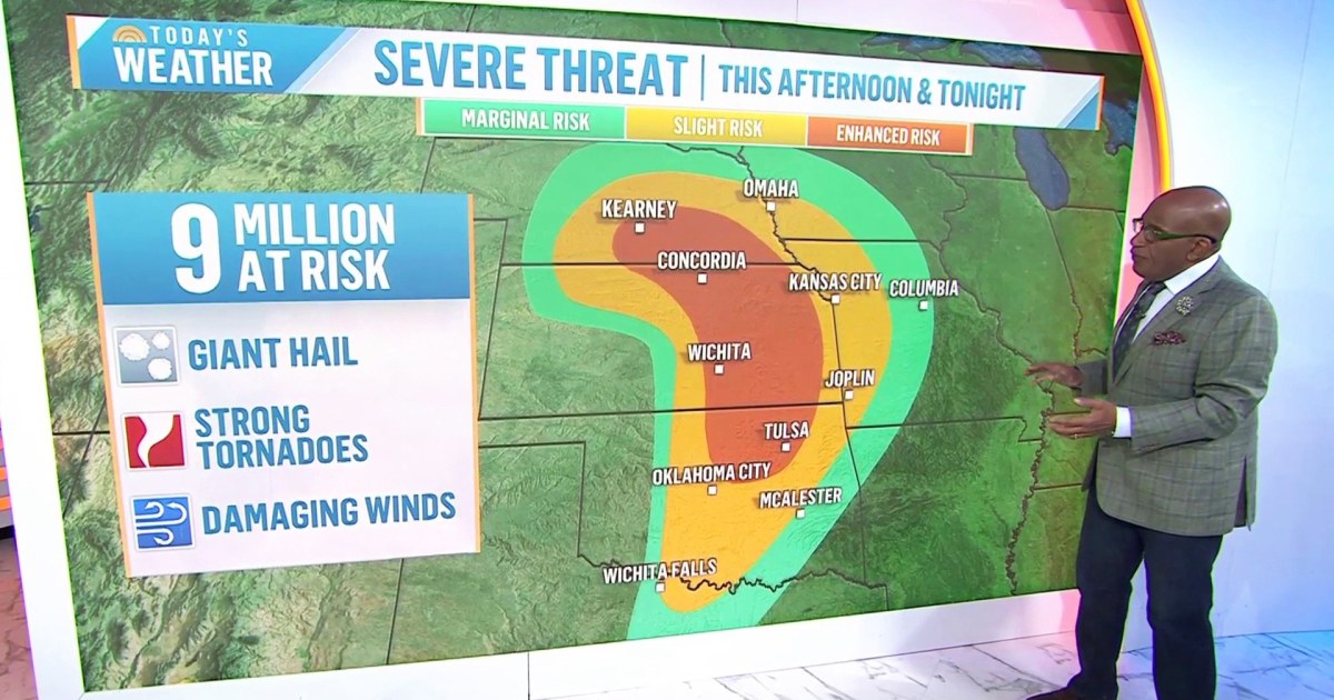 9 million at risk for severe storms in the Plains